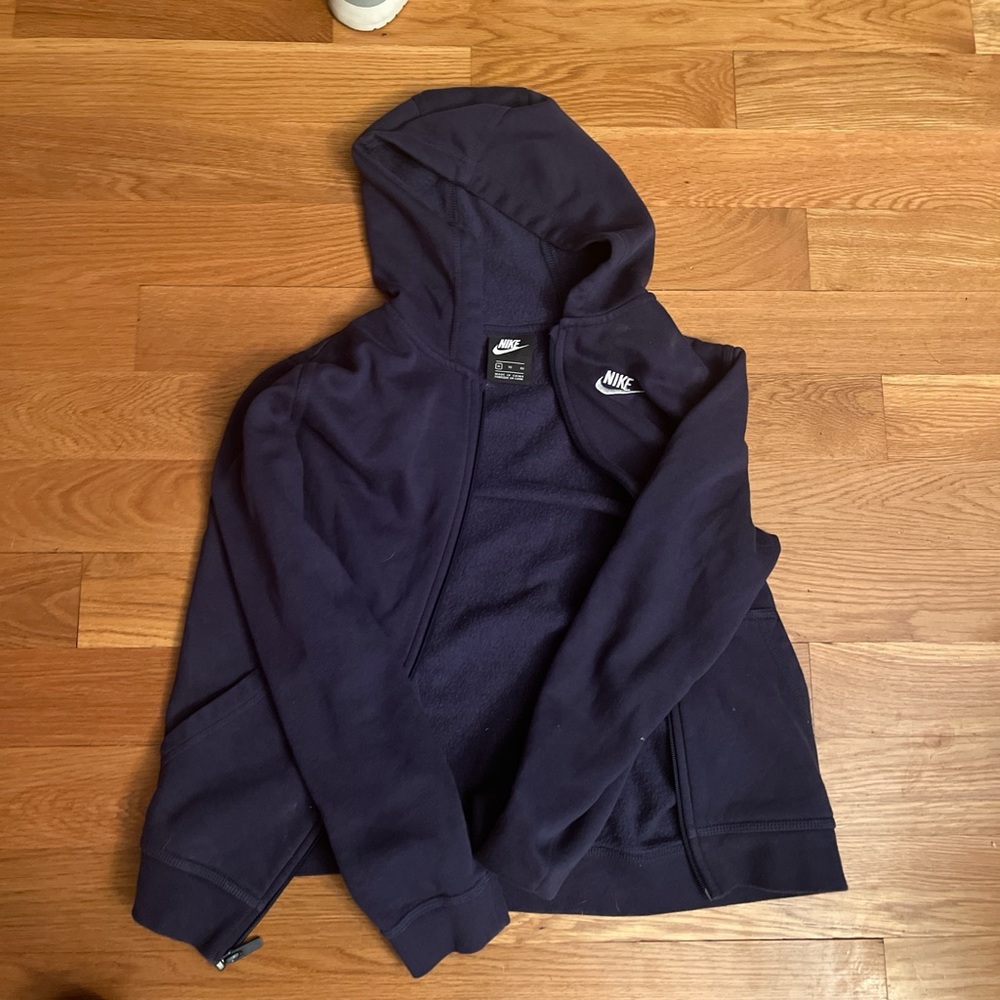 Nike Dark Blue Full-Zip Hoodie